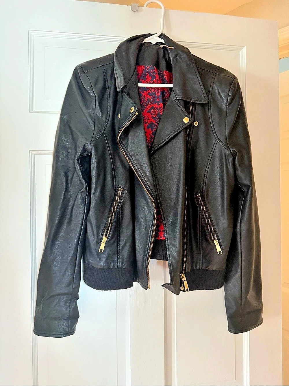 Free People Black Moto Jacket